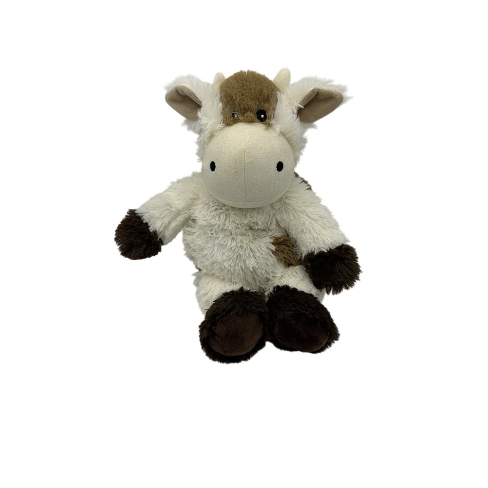 Warmies Microwavable Plush Cow Stuffed Animal  Soothing Heat & Lavender Scent